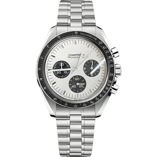 Seiko Mod Moonlight White Watch